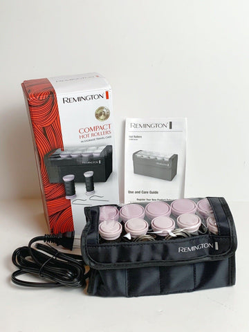 Remington Compact Ceramic Worldwide Voltage Travel Hair Setter Hot Rollers (OPEN BOX)