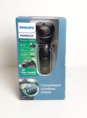 Norelco Shaver 2300 Rechargeable Electric Shaver with PopUp Trimmer S1211/81 (NEW)