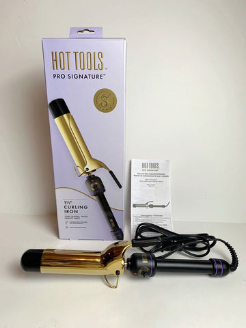 Hot Tools Pro Signature Series Gold Curling Iron/Wand Inch