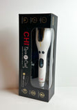 CHI Compact Spin N Curl | 1” Ceramic Rotating Barrel Curler | White (OPEN BOX)