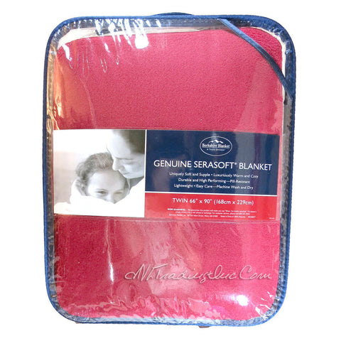 Berkshire Blanket Genuine Serasoft Very Soft Warm Cozy Durable TWIN 66"x90"