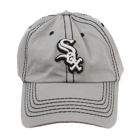 MLB Major League Baseball Adult Size Chicago White SOX Gray Cap/Hat 100% Cotton