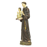 Giovanni Religious Home Decor Catholic Saints Series 16" Tall Figurine - Patron Saint of Lost Item ST ANTHONY with CHILD JESUS (D18205)