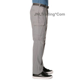 DENALI Men's Zip Off Travel Pant Stretch Flex Waist Converts to 9" Short