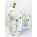 2 Pc Set Snuggle Me Too Comfy Soft Toddler/Baby Blanket & Plush Unicorn/Dog/Dino